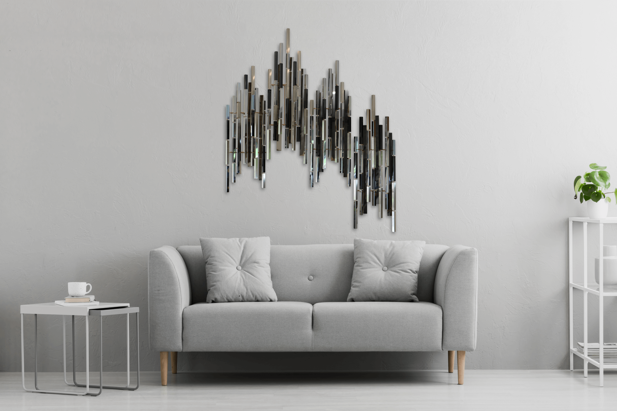 4 for Metal Part for Metal - Decor Kaleidoscope Wall & - Sculpture Home Art Office -